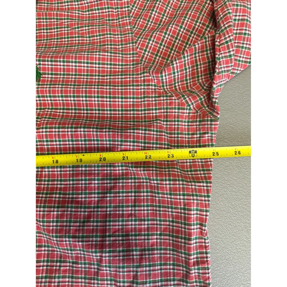 Ralph Lauren Custom Fit Plaid Long Sleeve Button Down‎ Shirt Men's XL - Picture 4 of 5